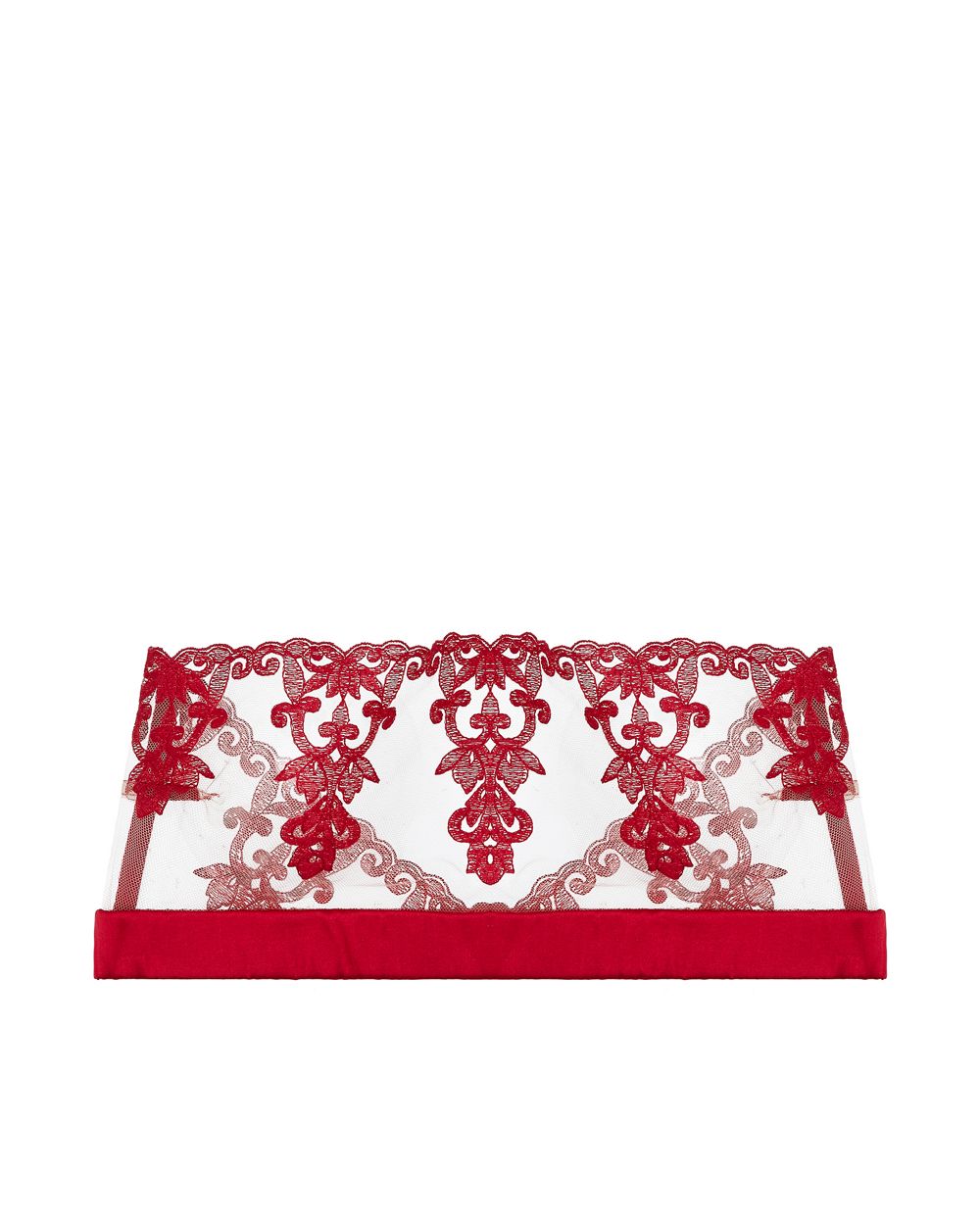 Fleur of England Wallflower Strapless Bra in red