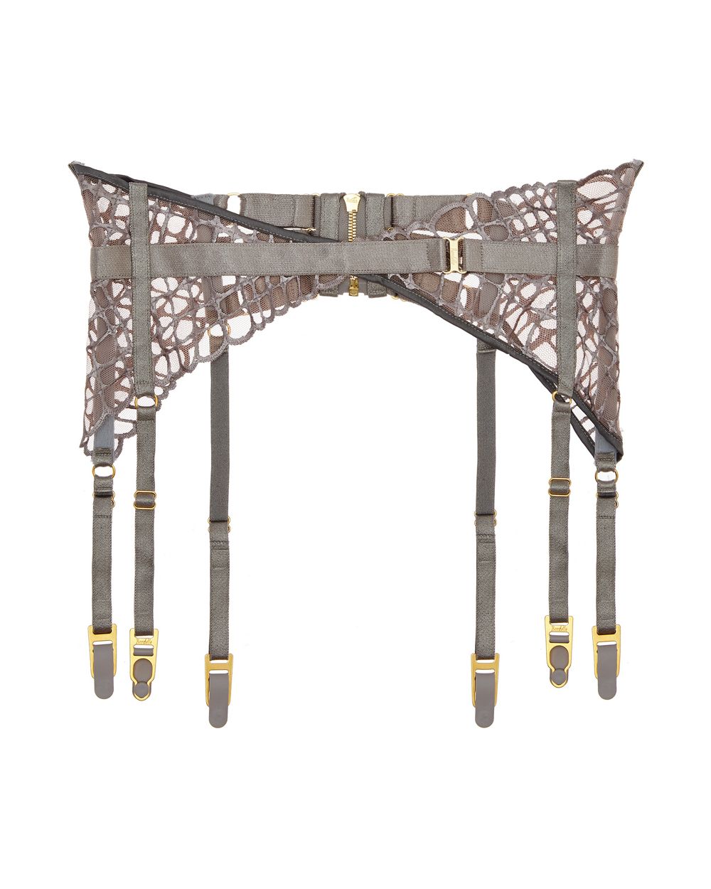 Bordelle Sisi Suspender in metallics