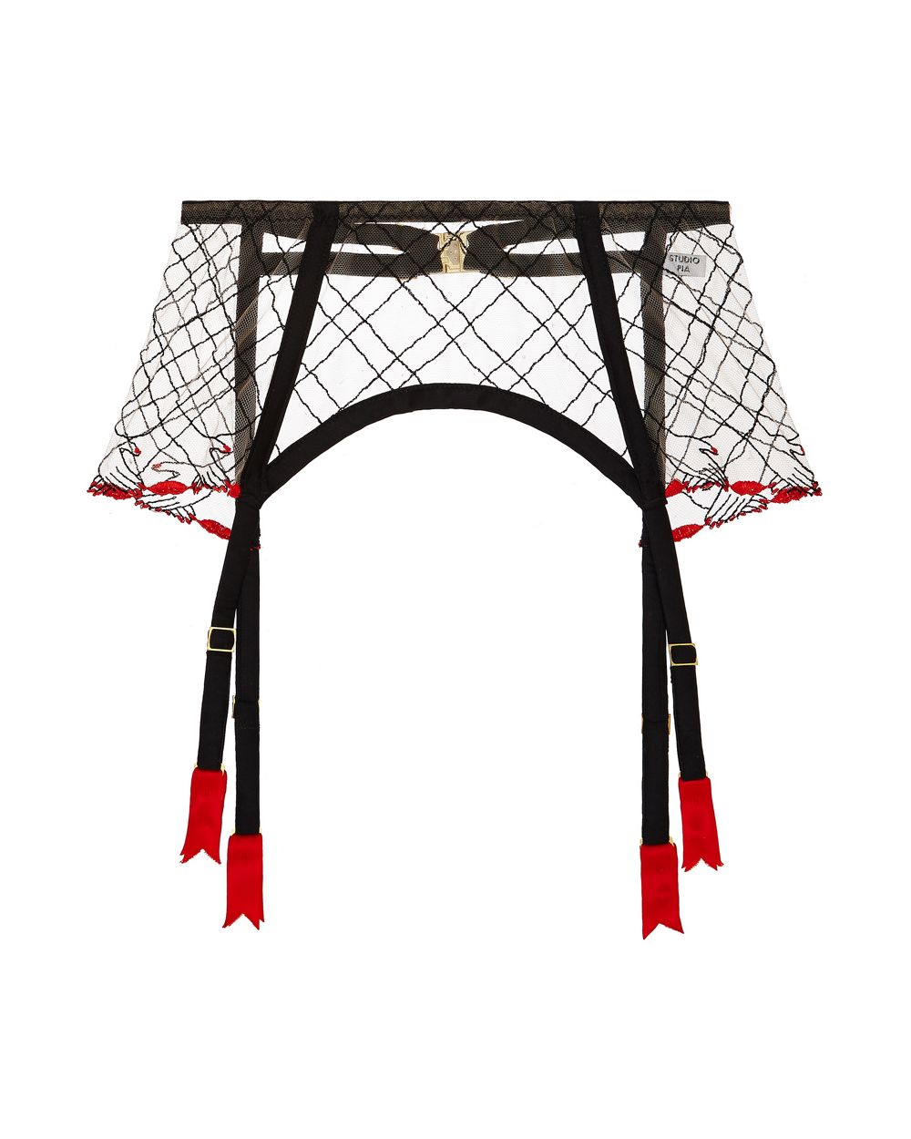 Studio Pia Raina Suspender Belt in black