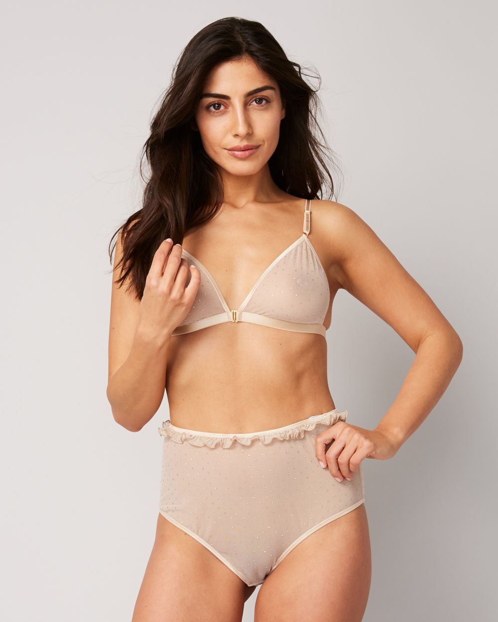 Le Petit Trou Confiance High Waist Brief in pink