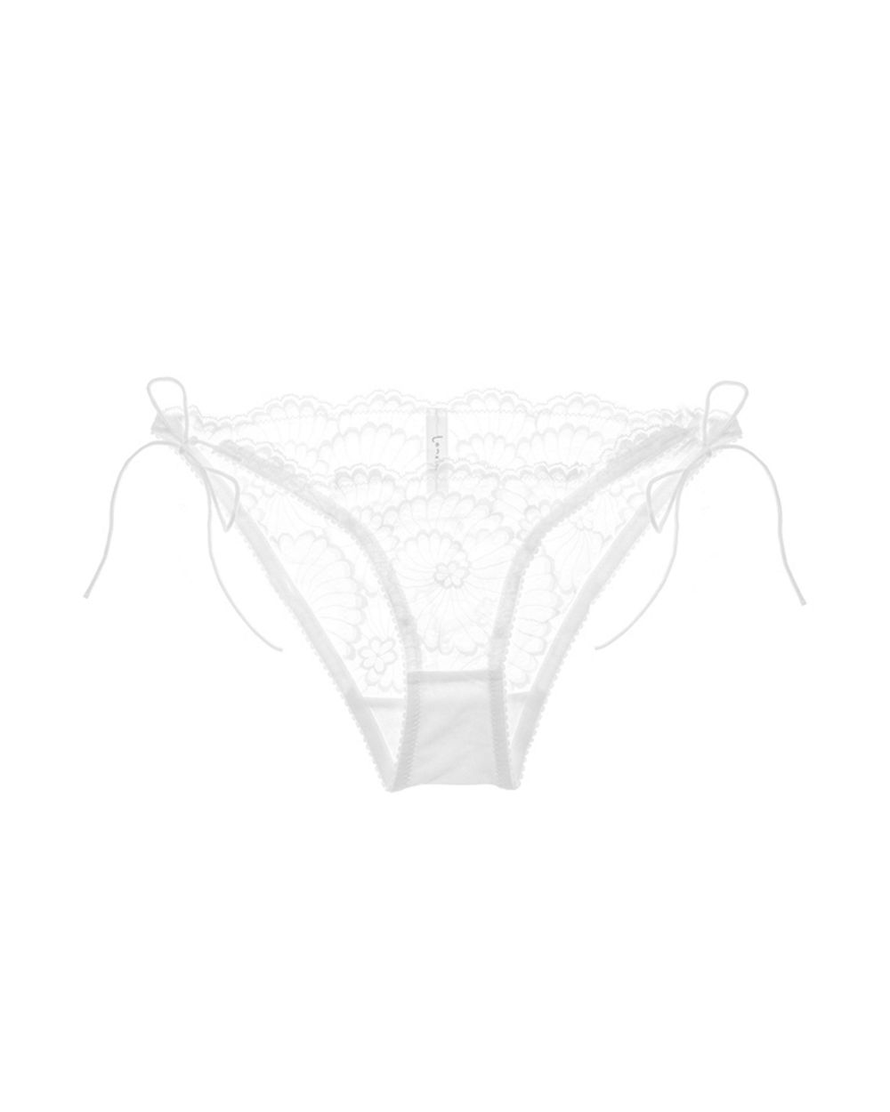 Lonely Delilah Tri Brief in white
