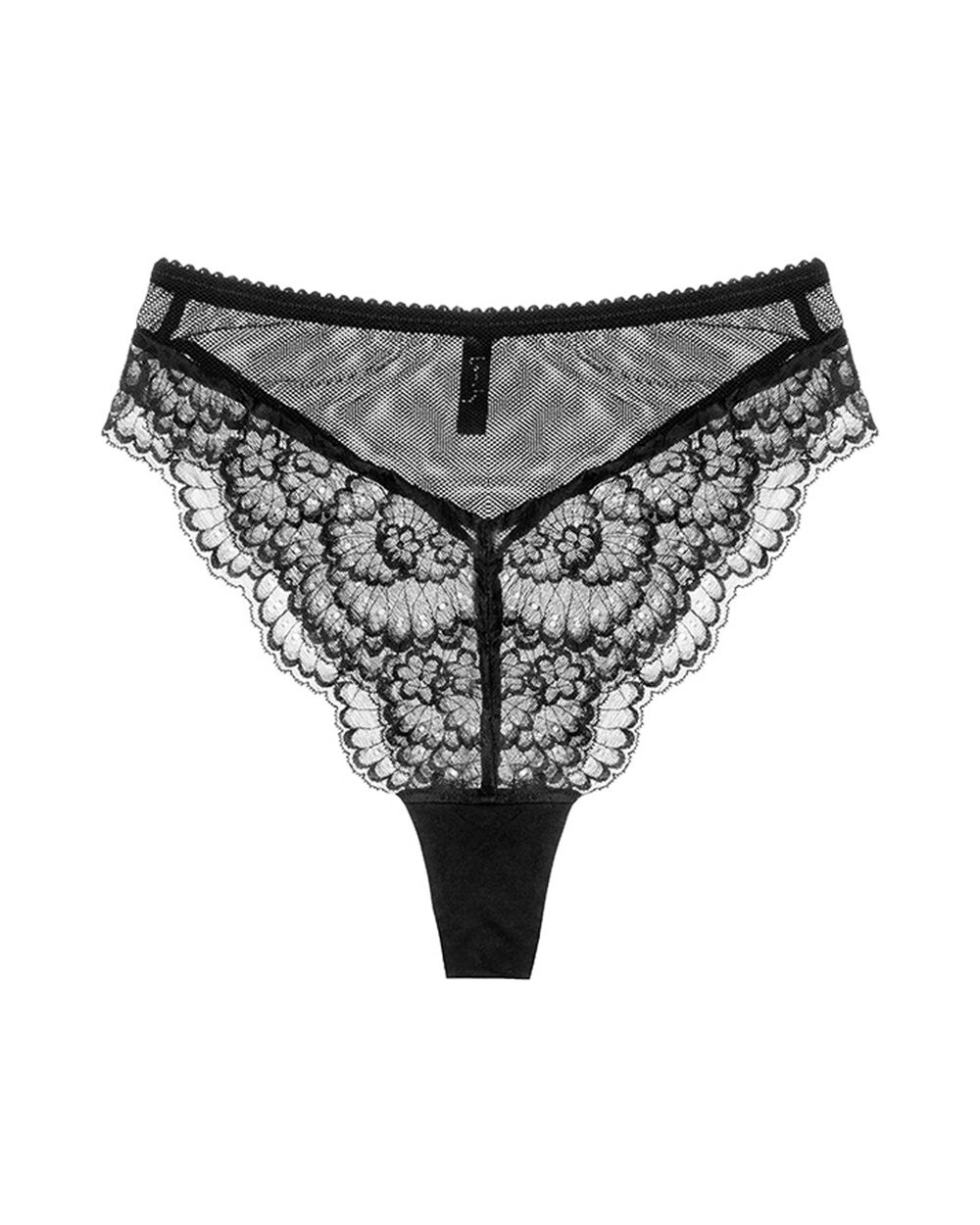 Lonely Delilah High Waist Brief in black