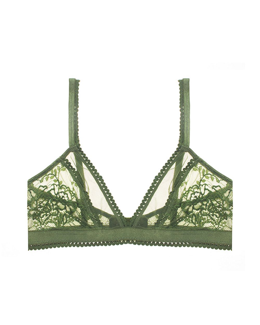 Lonely Kiki Softcup Bra in green