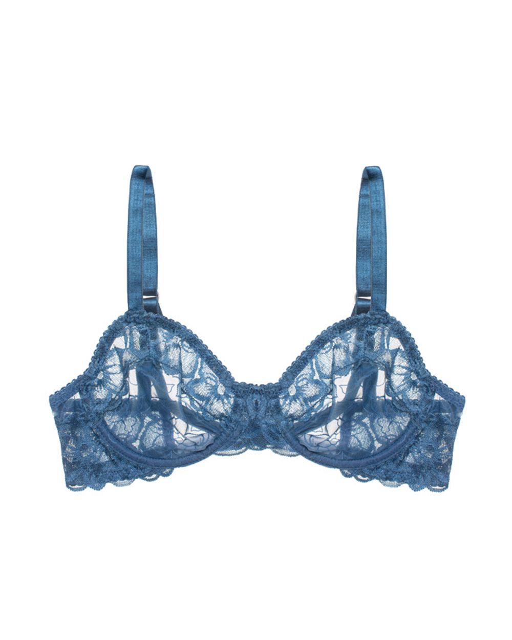 Lonely Lilian Underwire Bra in blue