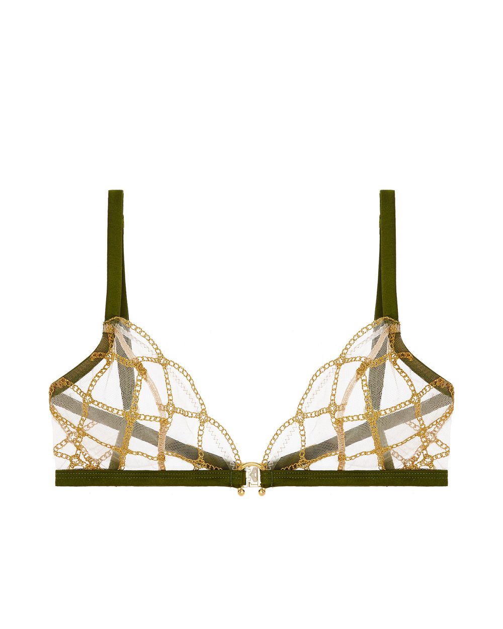 Studio Pia Jalsa Soft Cup Bralette in green