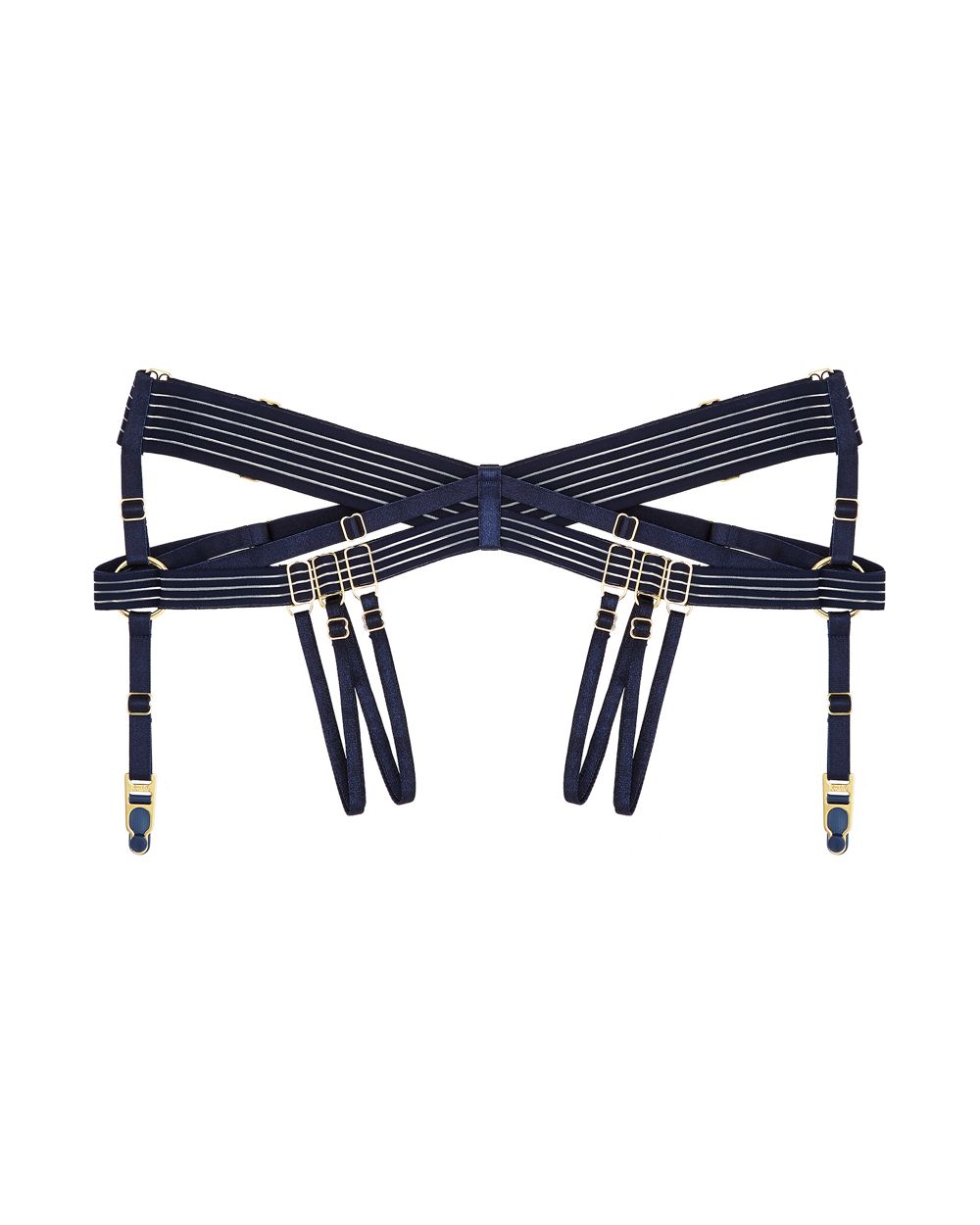 Bordelle Renee Harness Brief in blue