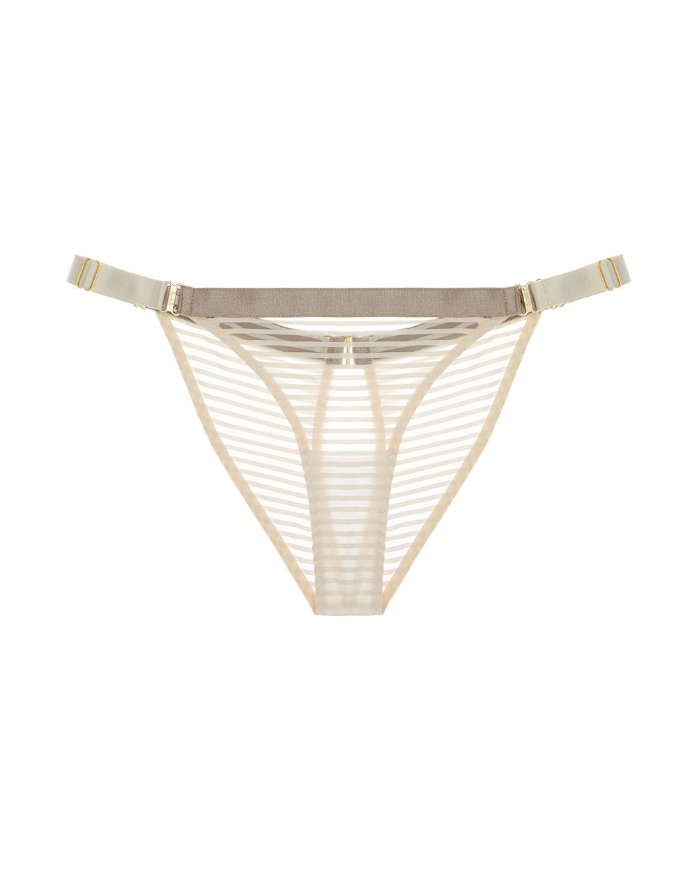 Bordelle Scala Peep Brief in white