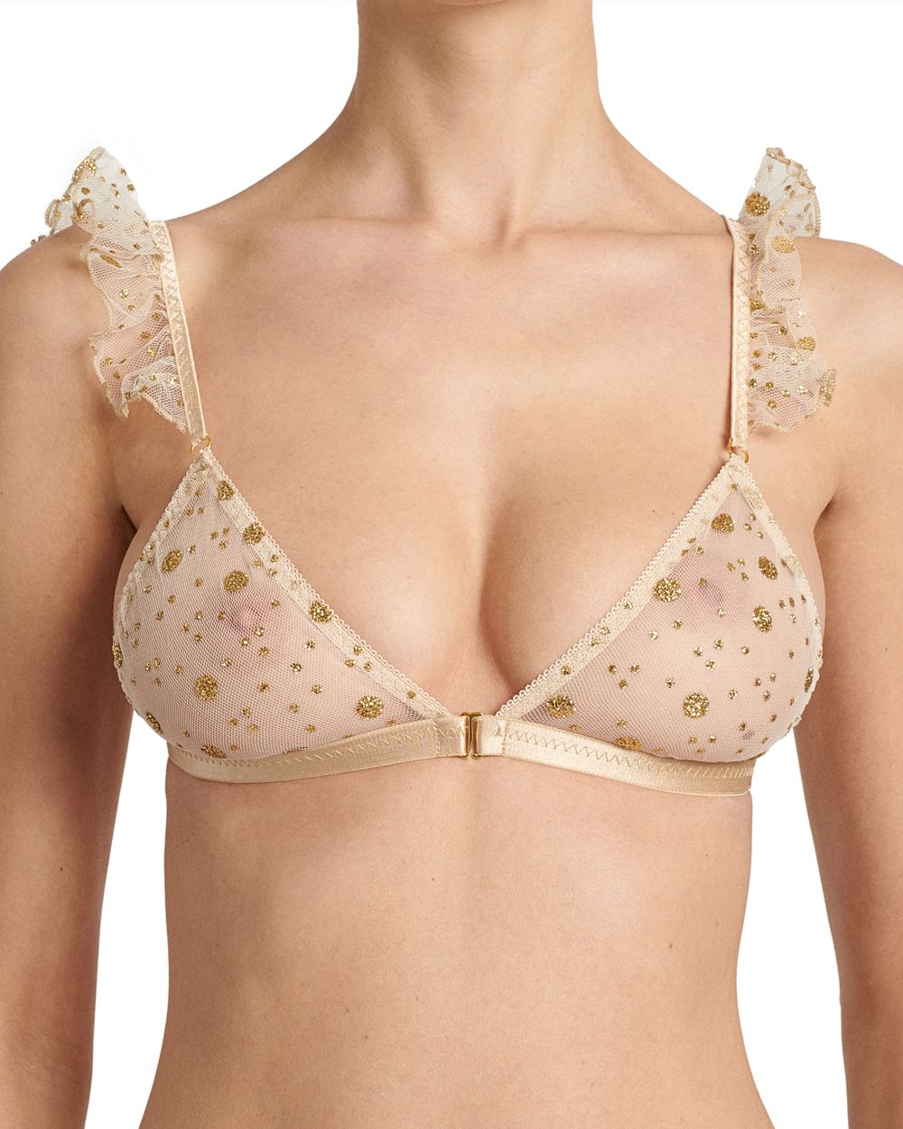 Le Petit Trou Passade Bralette in beige