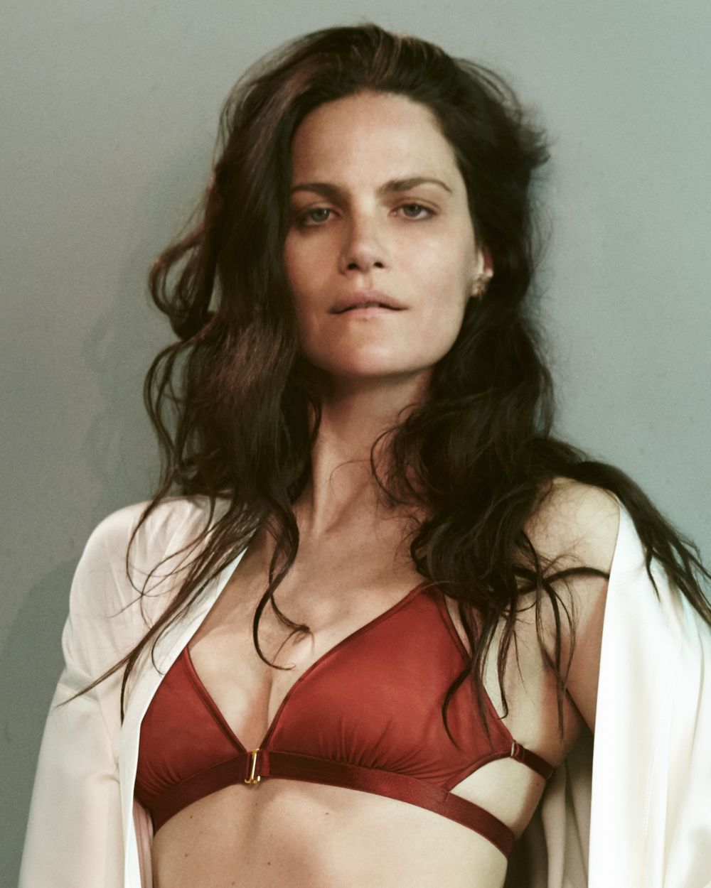 Bordelle 10 Year Exclusive Triangle Bra in red