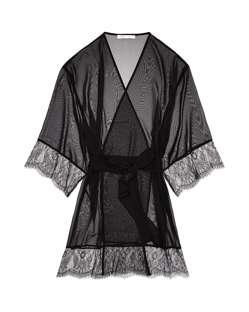 Rya Chiffon Cover Up in black