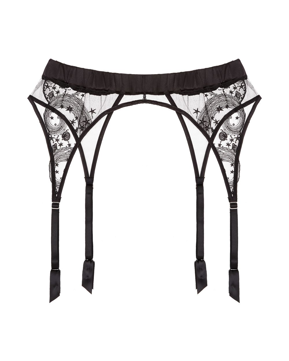 Fleur of England Cosmic Suspender in black
