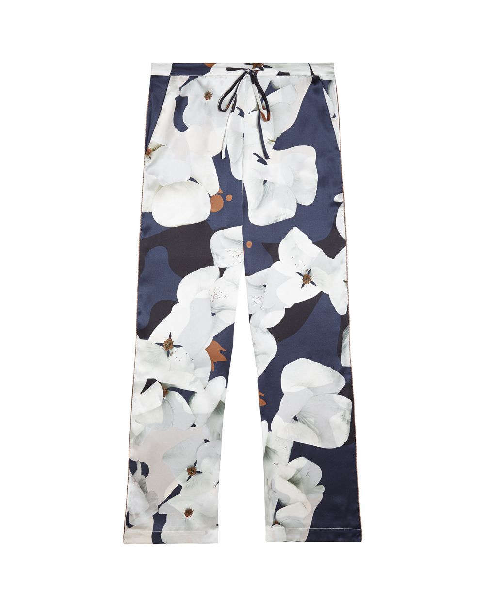 Violet & Wren Camo Bloom Pyjama Pant in blue