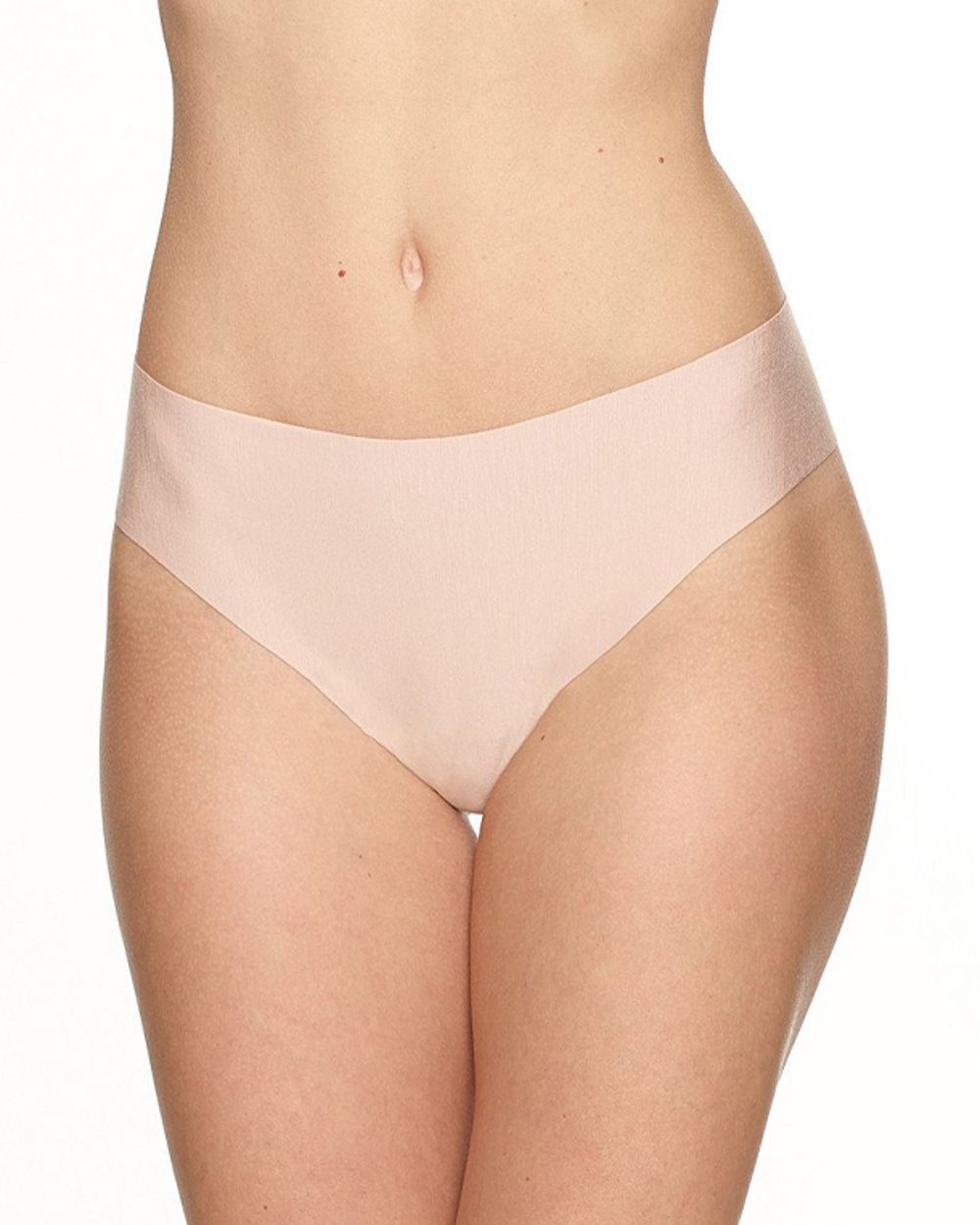 Commando Butter Mid-Rise Thong in beige