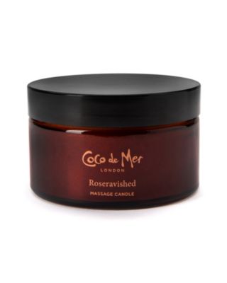 Coco de Mer Roseravished Massage Candle in white