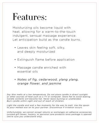 Coco de Mer Enraptured Figment Massage Candle in white