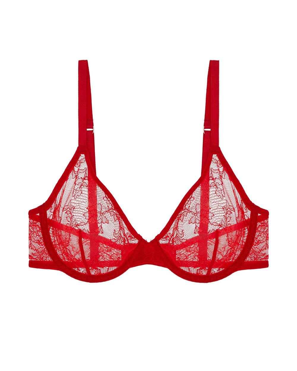 Noelle Wolf Bold Underwire Bra in red
