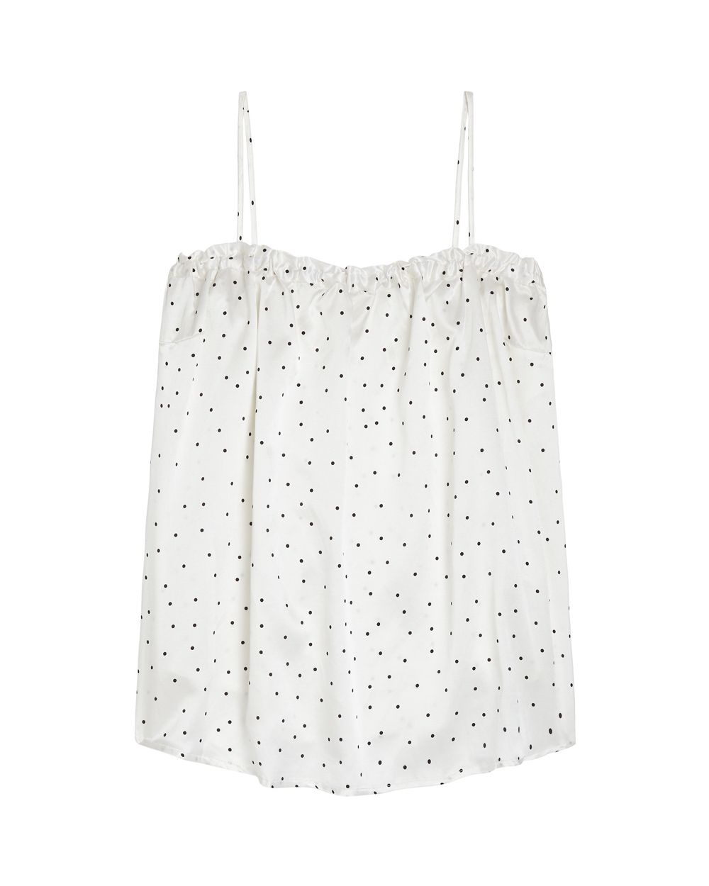 Maison Du Soir Silk Miriam Cami in white