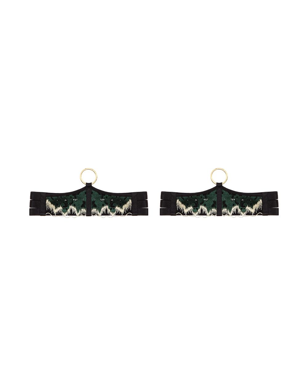 Bordelle Wilde Garters in green