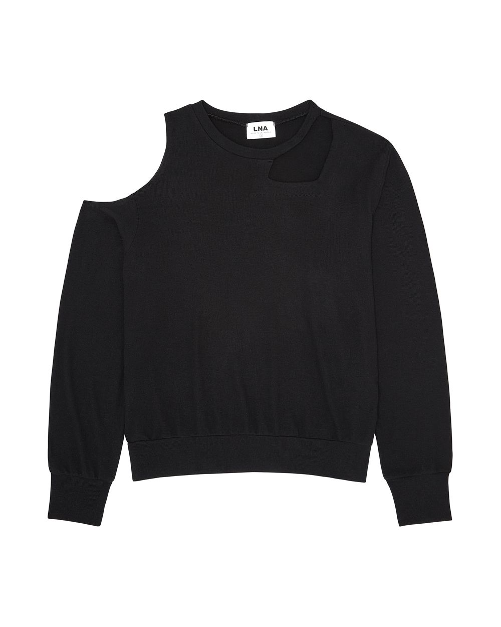 LNA Brushed Lorenzo Sweater in black