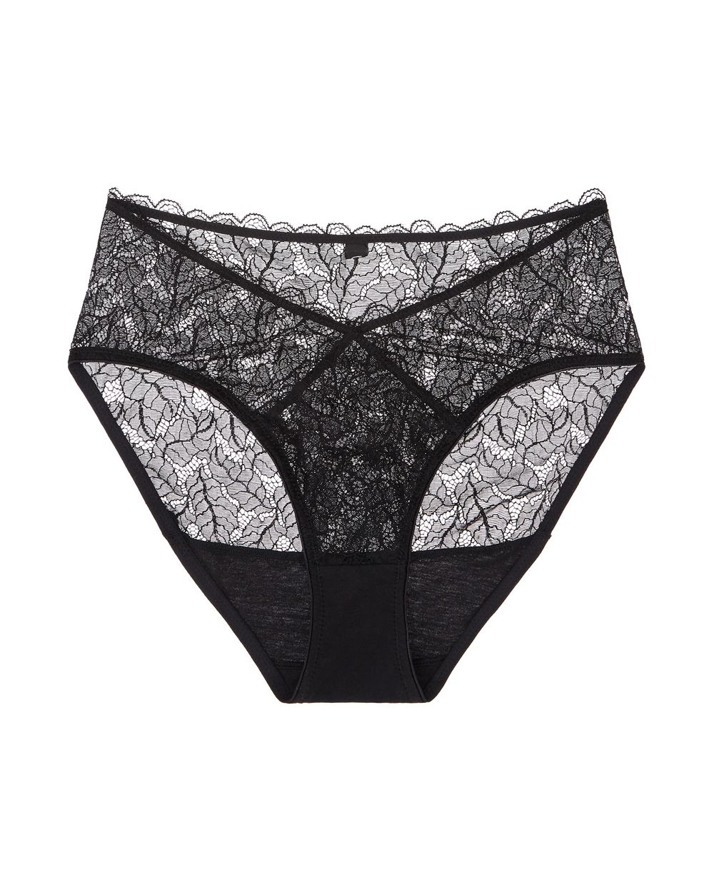 Lonely Ziggy High Waist Brief in black
