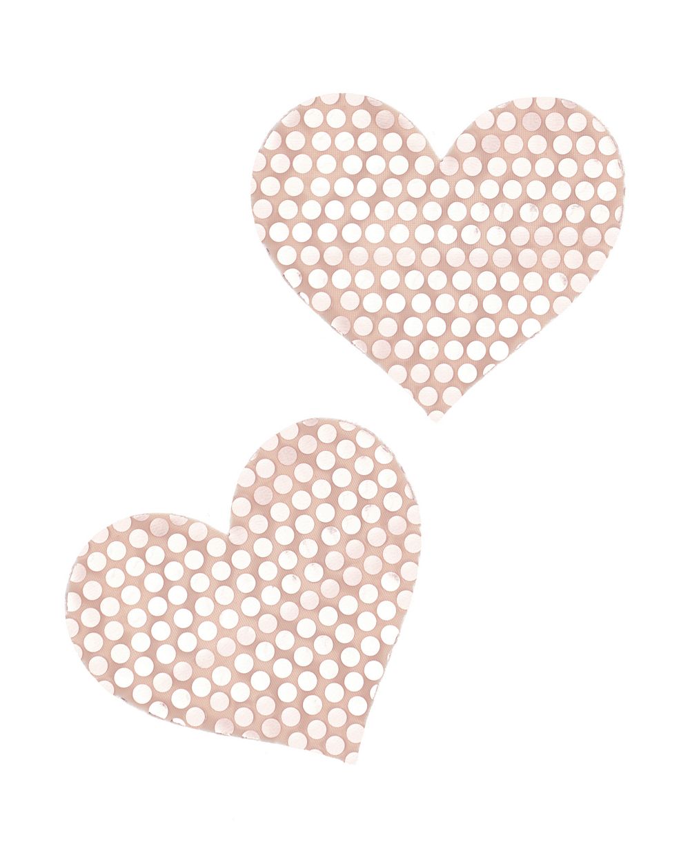Nippies Bristols Six Re-Style Rosey Heart Reusable Nipple Covers in metallics