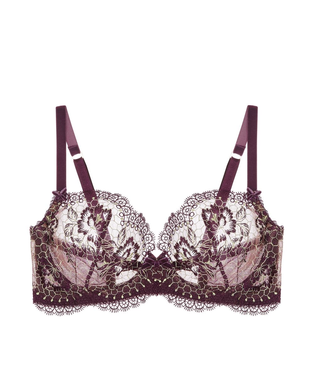 Dita Von Teese Evelina Underwire Bra in purple