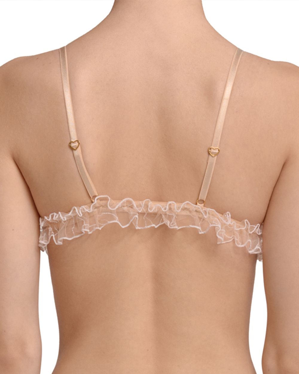 Le Petit Trou Meysse Triangle Bralette in white