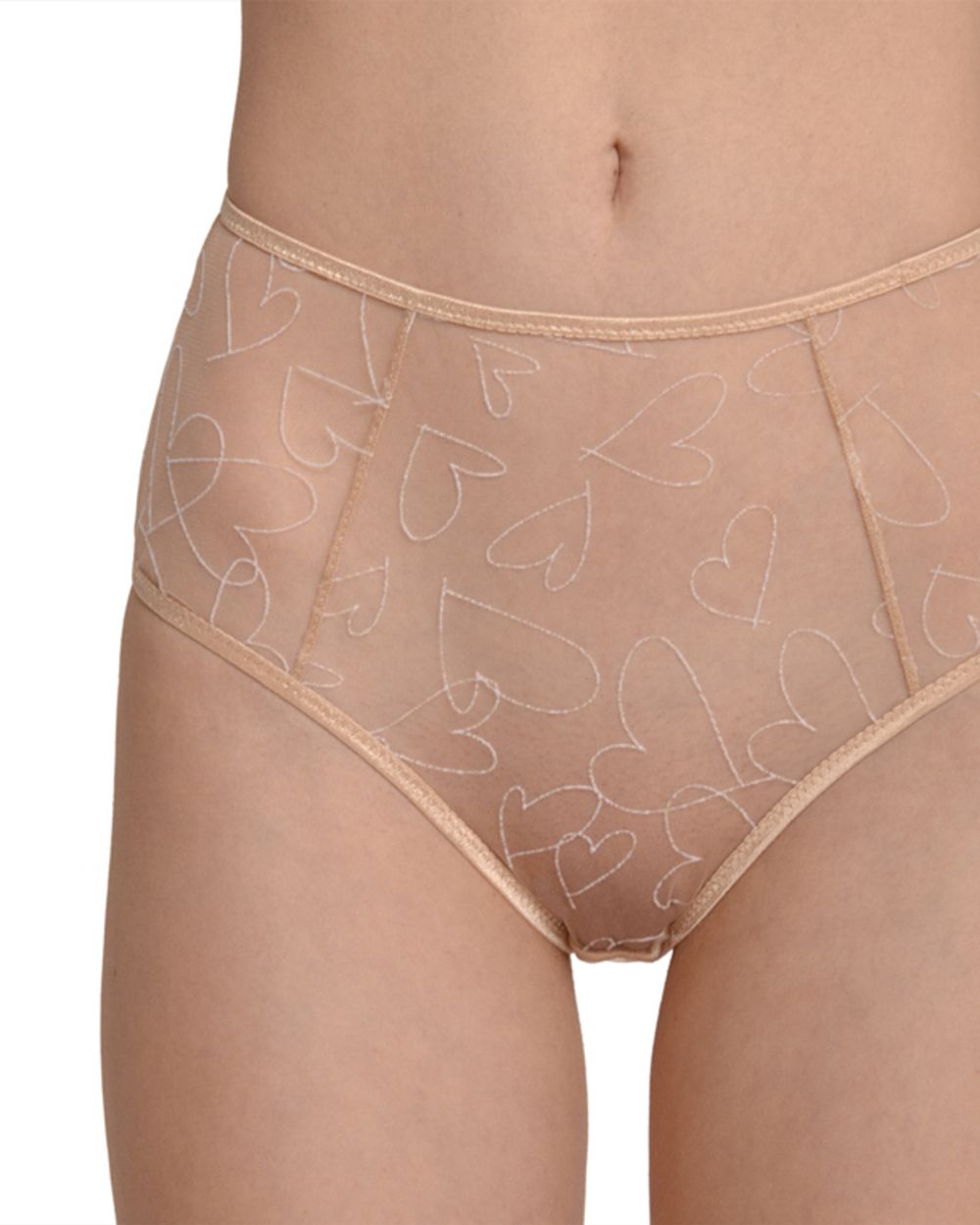 Le Petit Trou Muret High Waist Brief in white