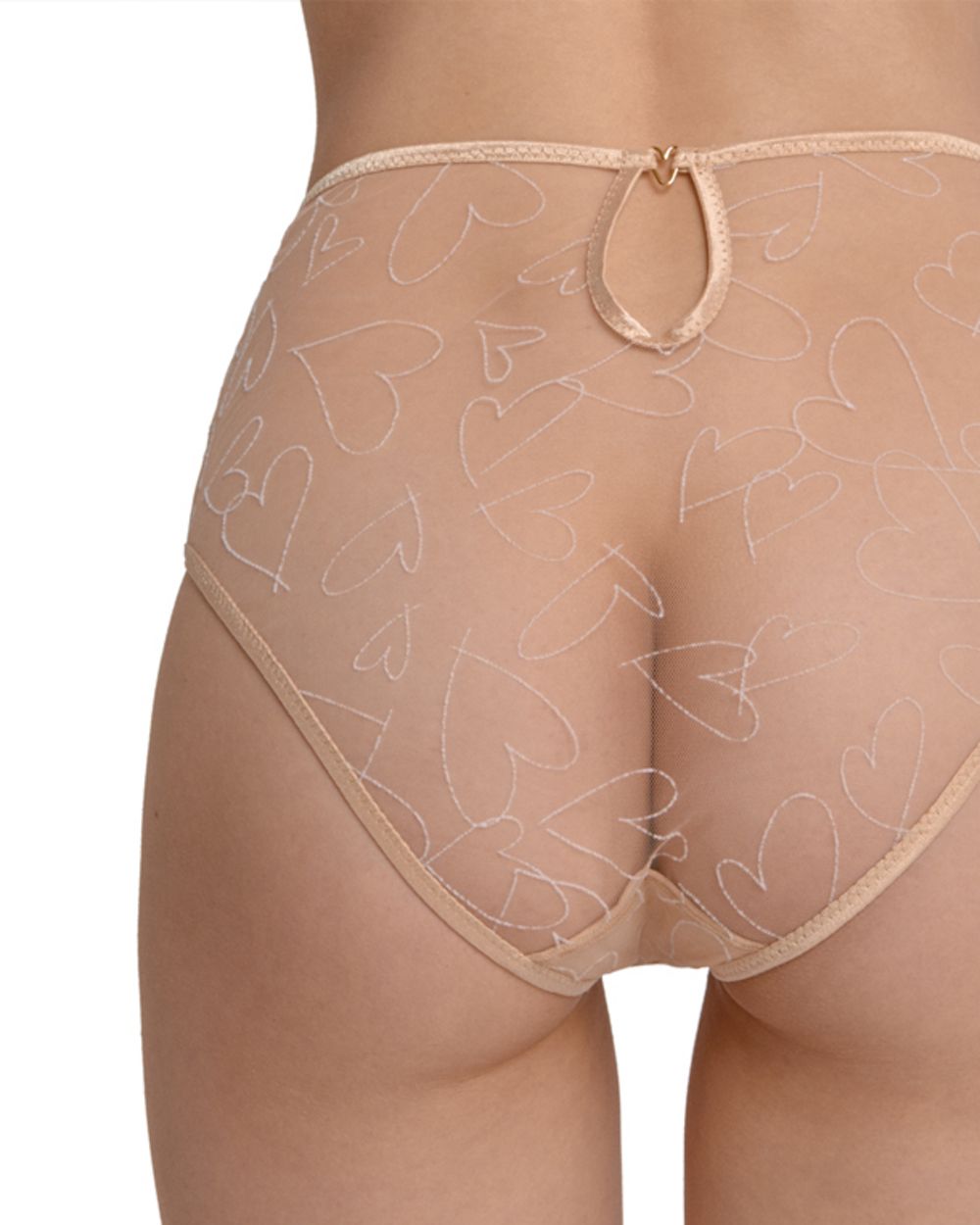 Le Petit Trou Muret High Waist Brief in white