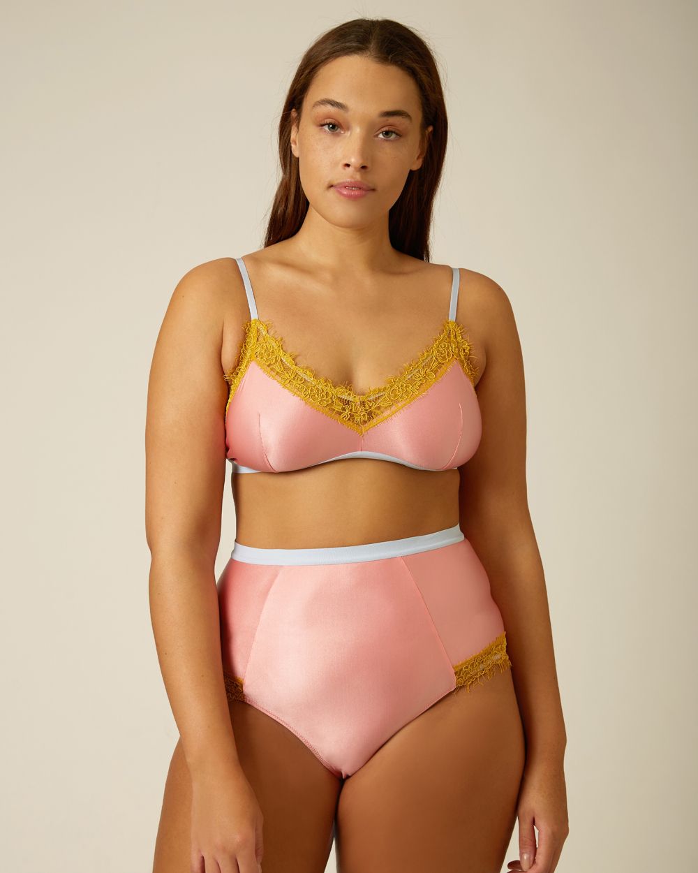 Dora Larsen Frankie High Waist Knicker in pink