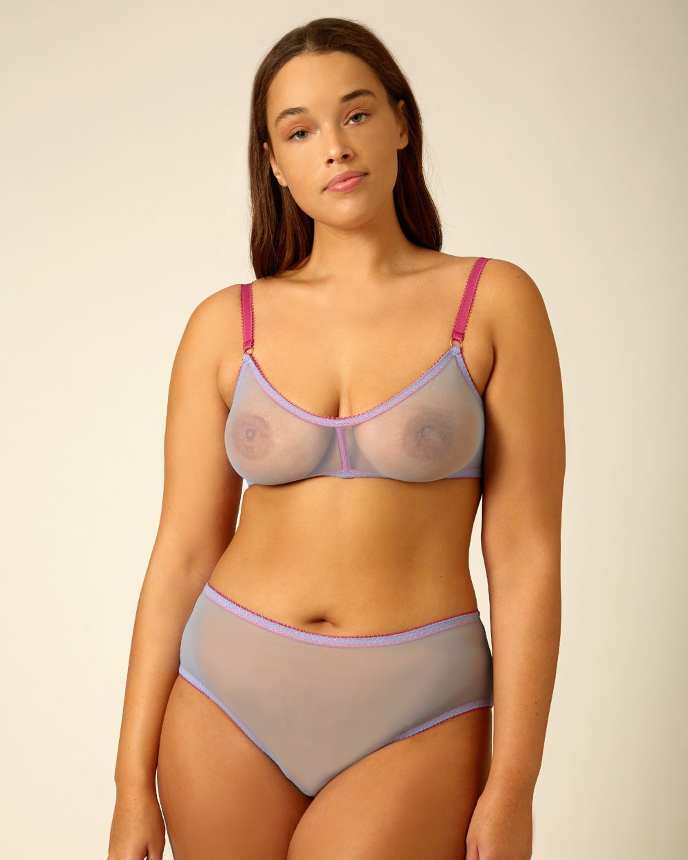 Dora Larsen Marnie High Waist Knicker in blue