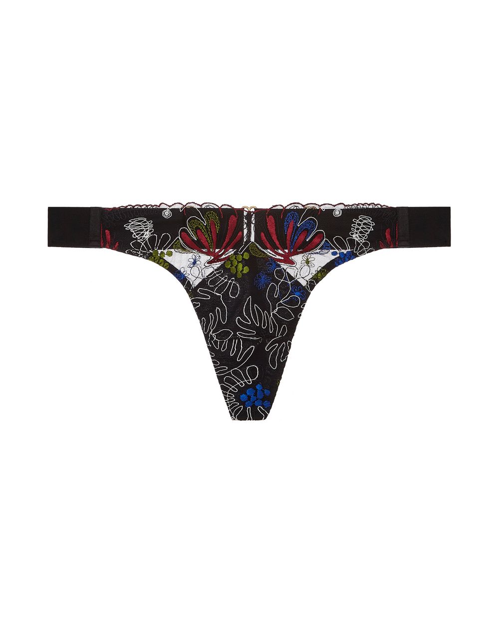 Bordelle Botanica Thong in black