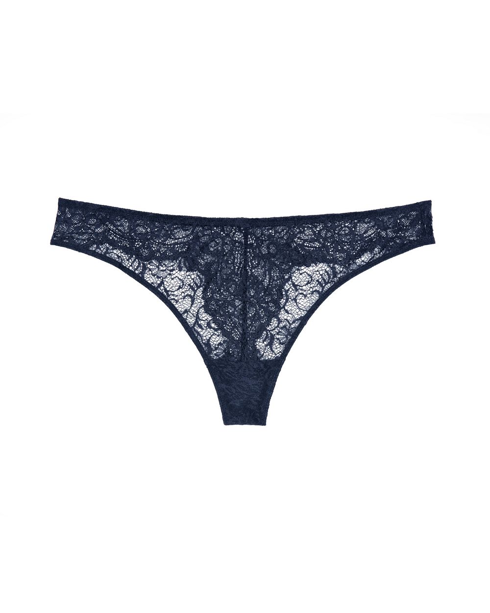 Liberte Bowery Scalloped Thong in blue
