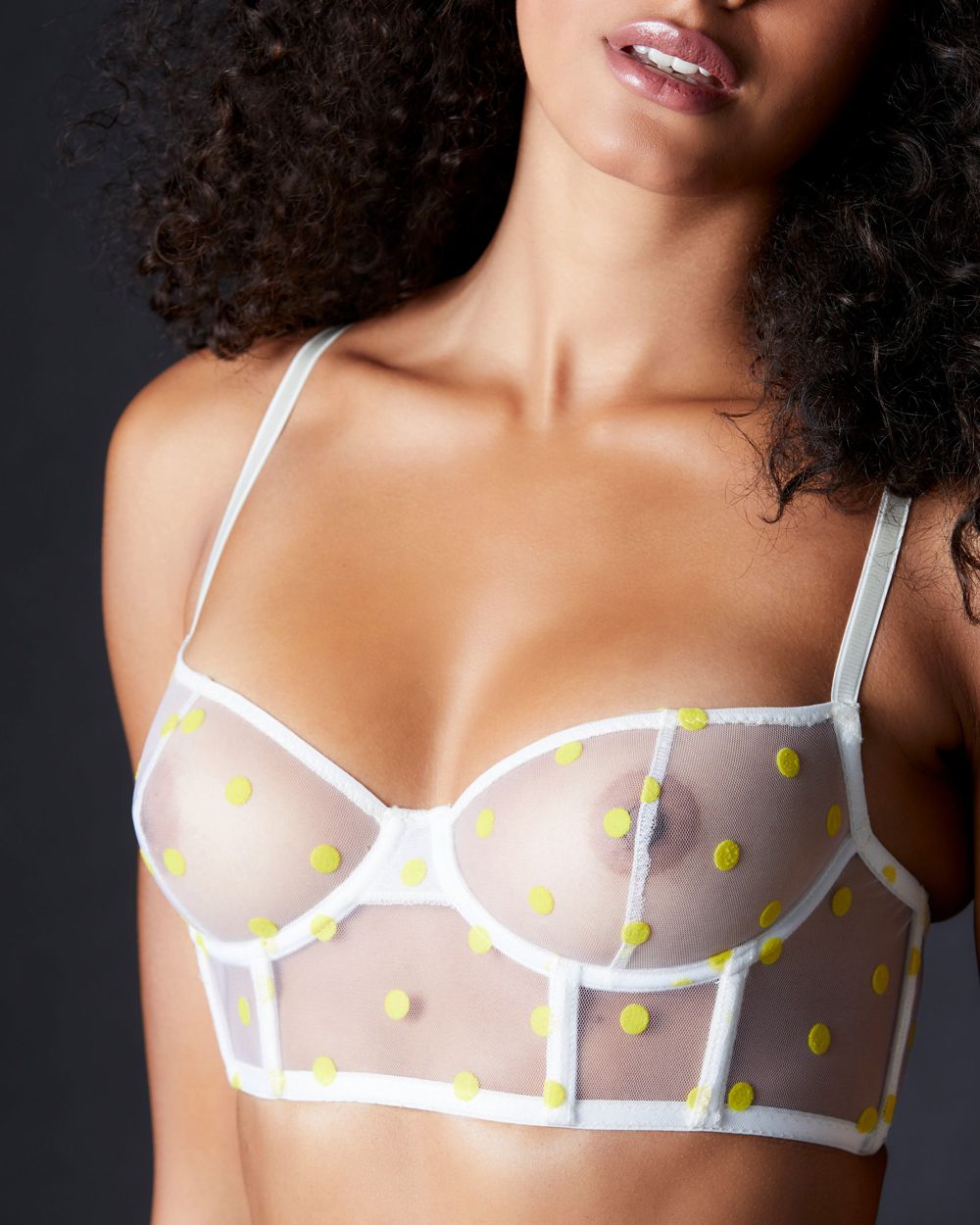 Le Petit Trou Paula Corset in white