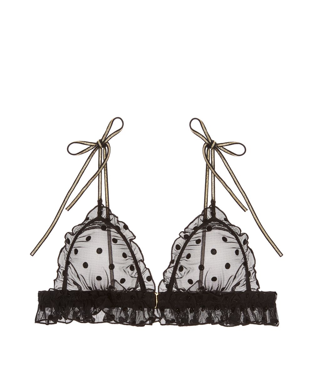 Le Petit Trou Lara Bra in black