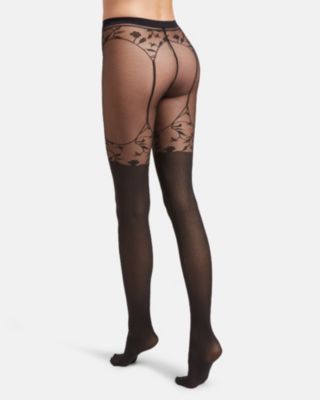 Wolford Flora Tights in black