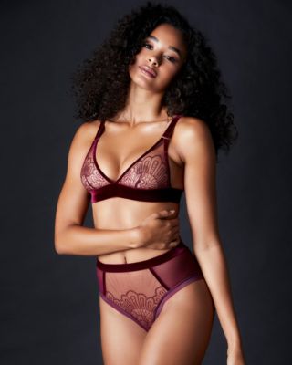 The Underargument For Love Against Oblivious Triangle Bra in red