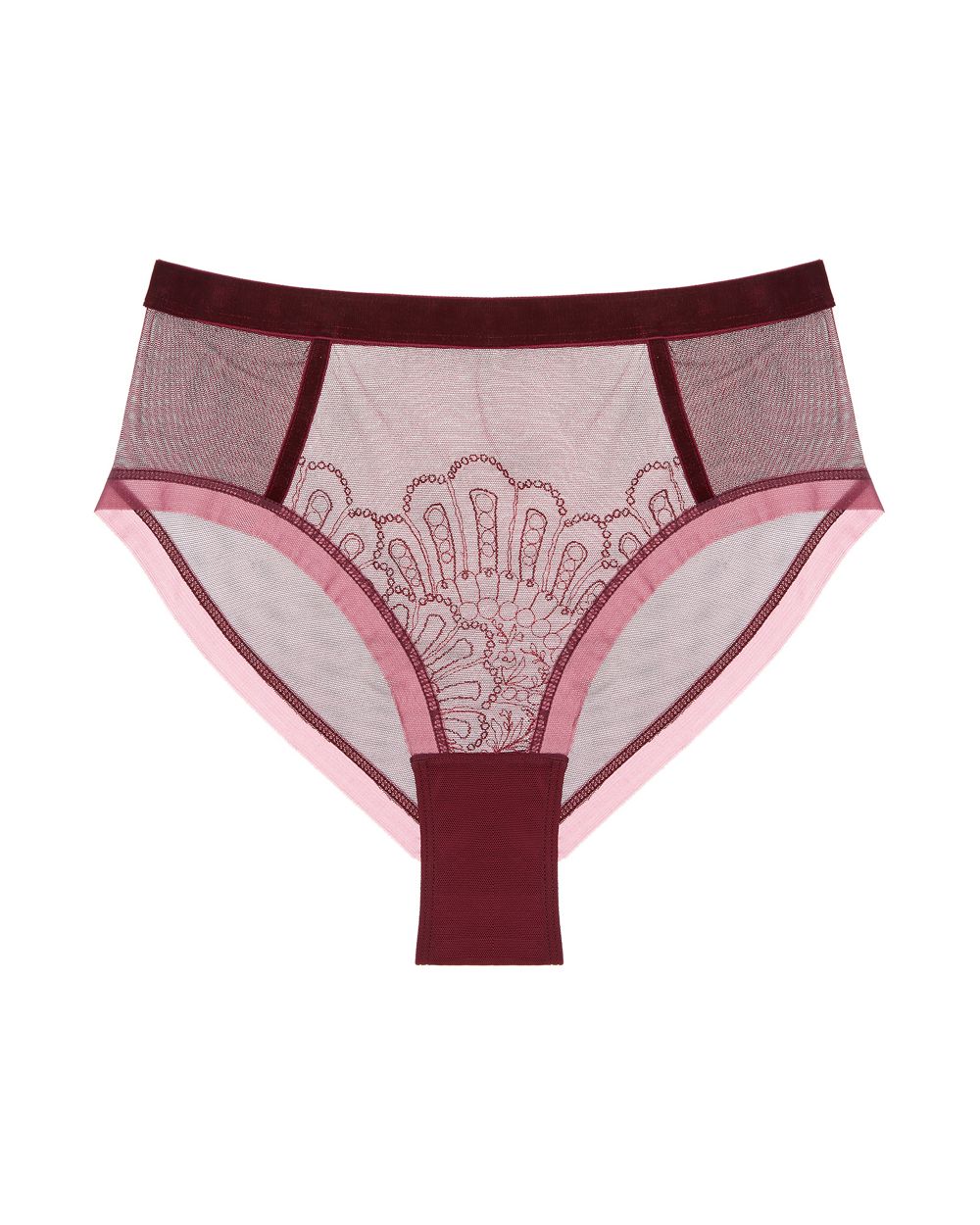 The Underargument For Love Against Oblivious Highwaist Briefs in red
