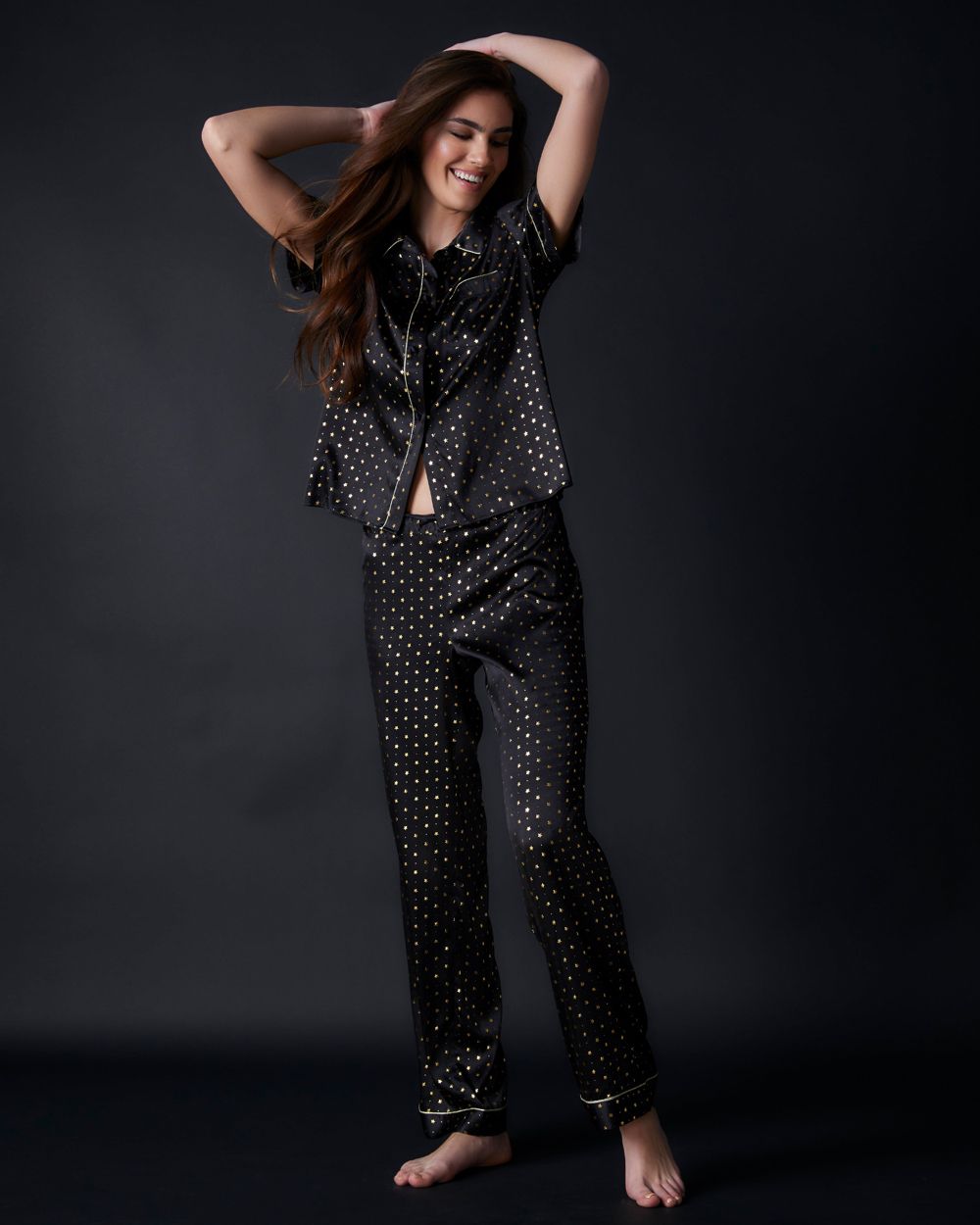 Morgan Lane Starburst Tami Top in black