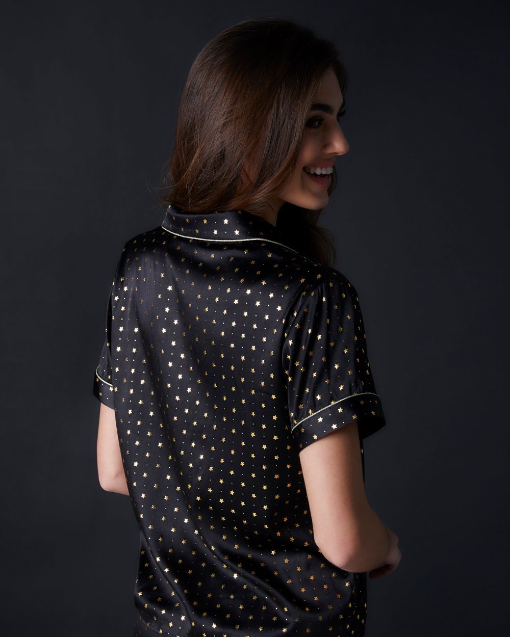 Morgan Lane Starburst Tami Top in black