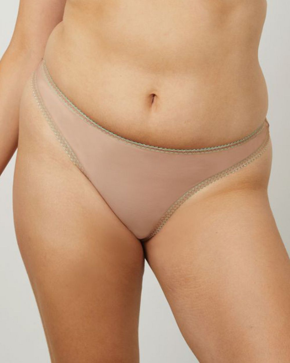 Dora Larsen Juno Thong in beige