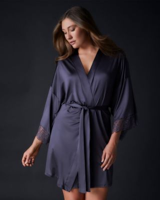 Hanro Wanda Kimono in gray