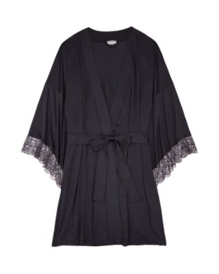 Hanro Wanda Kimono in gray