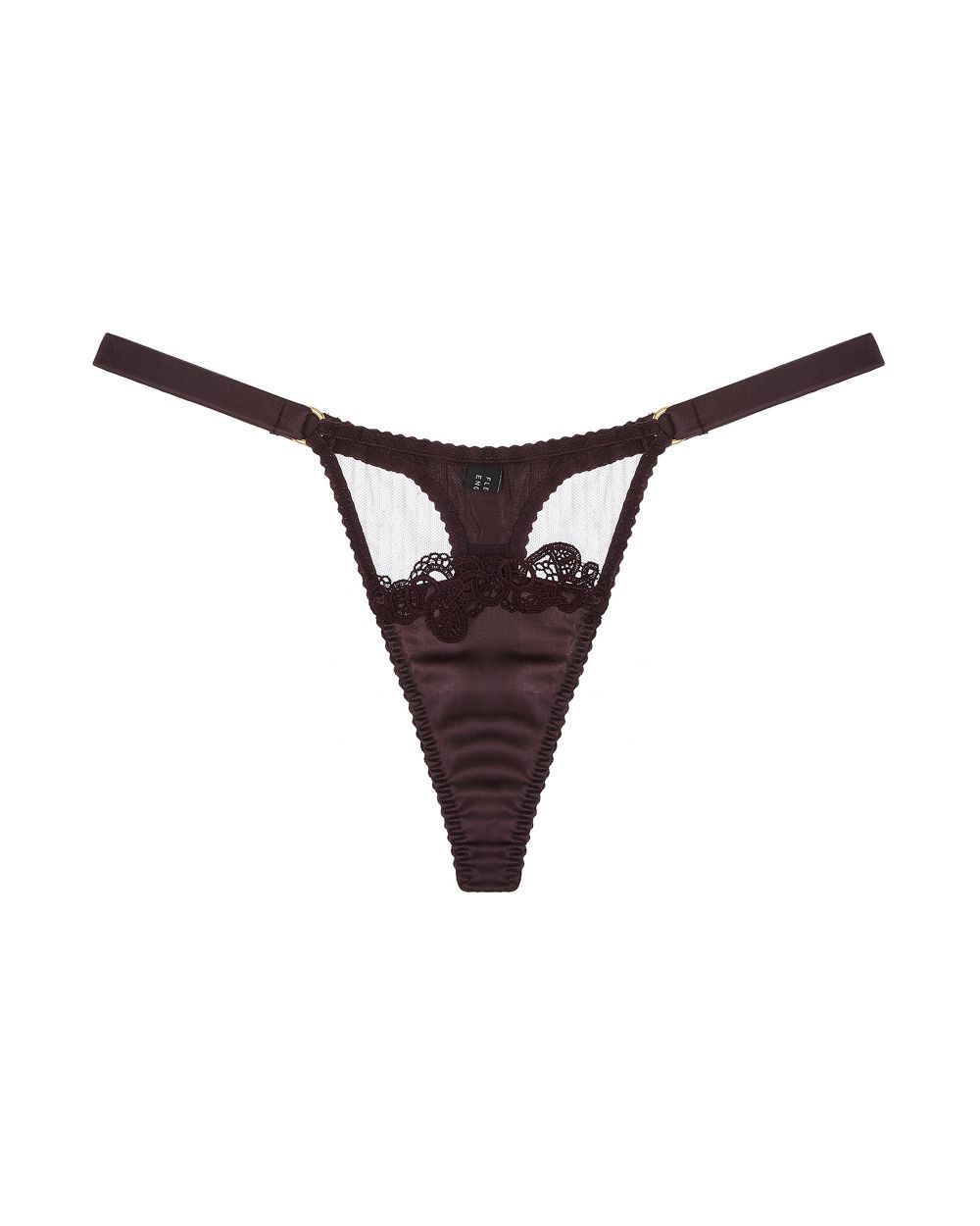 Fleur of England Unlock Thong in purple