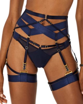 Bordelle Rey Thong in blue