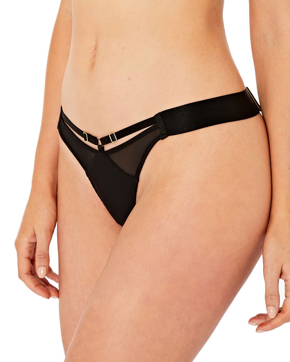 Bordelle Rey Thong in black