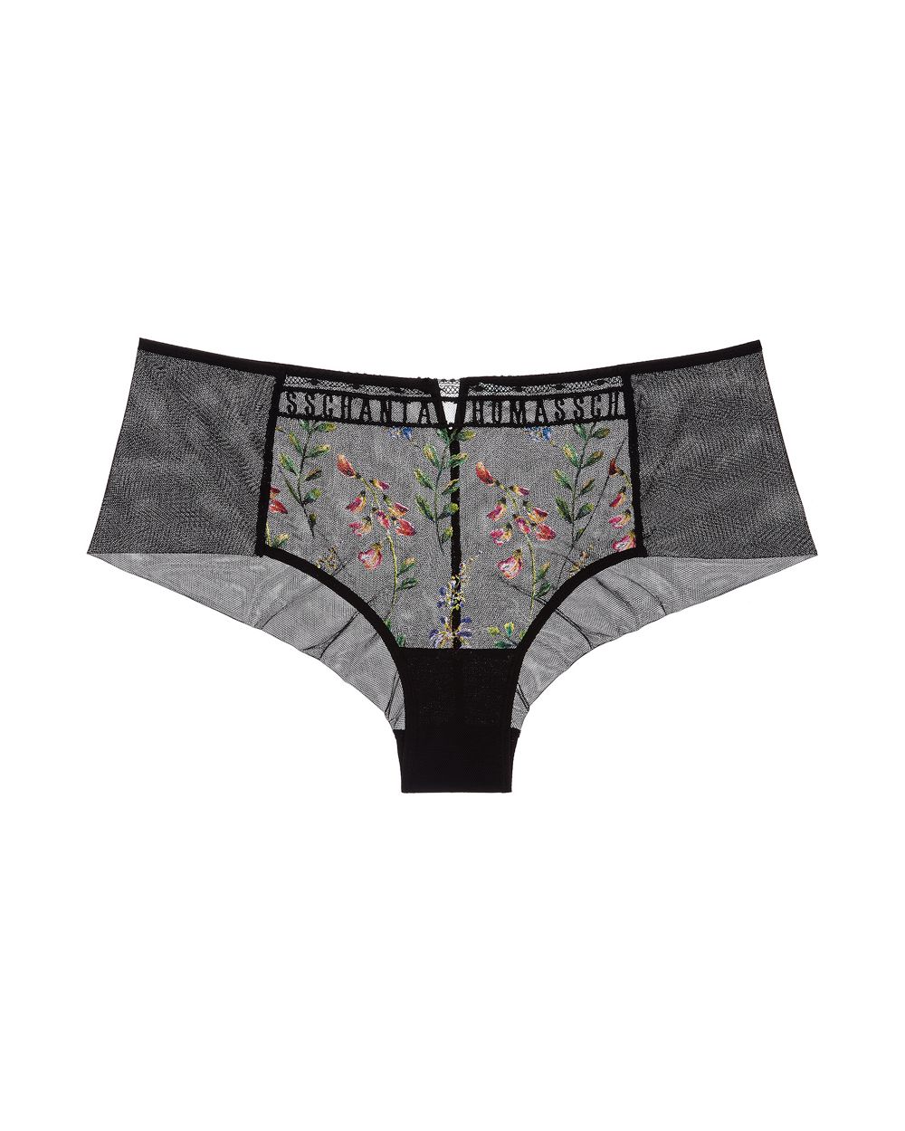 Chantal Thomass Initials Shorty in black