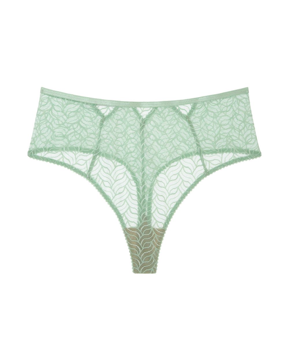 Underprotection Vivi High String Thong in green