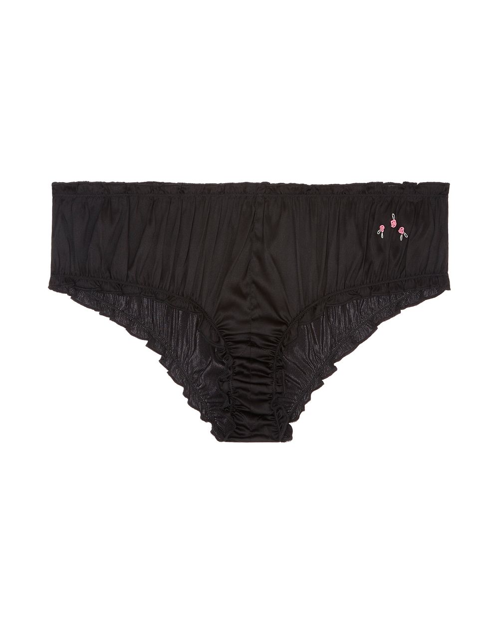 Morgan Lane Nellie Silk Panty in black