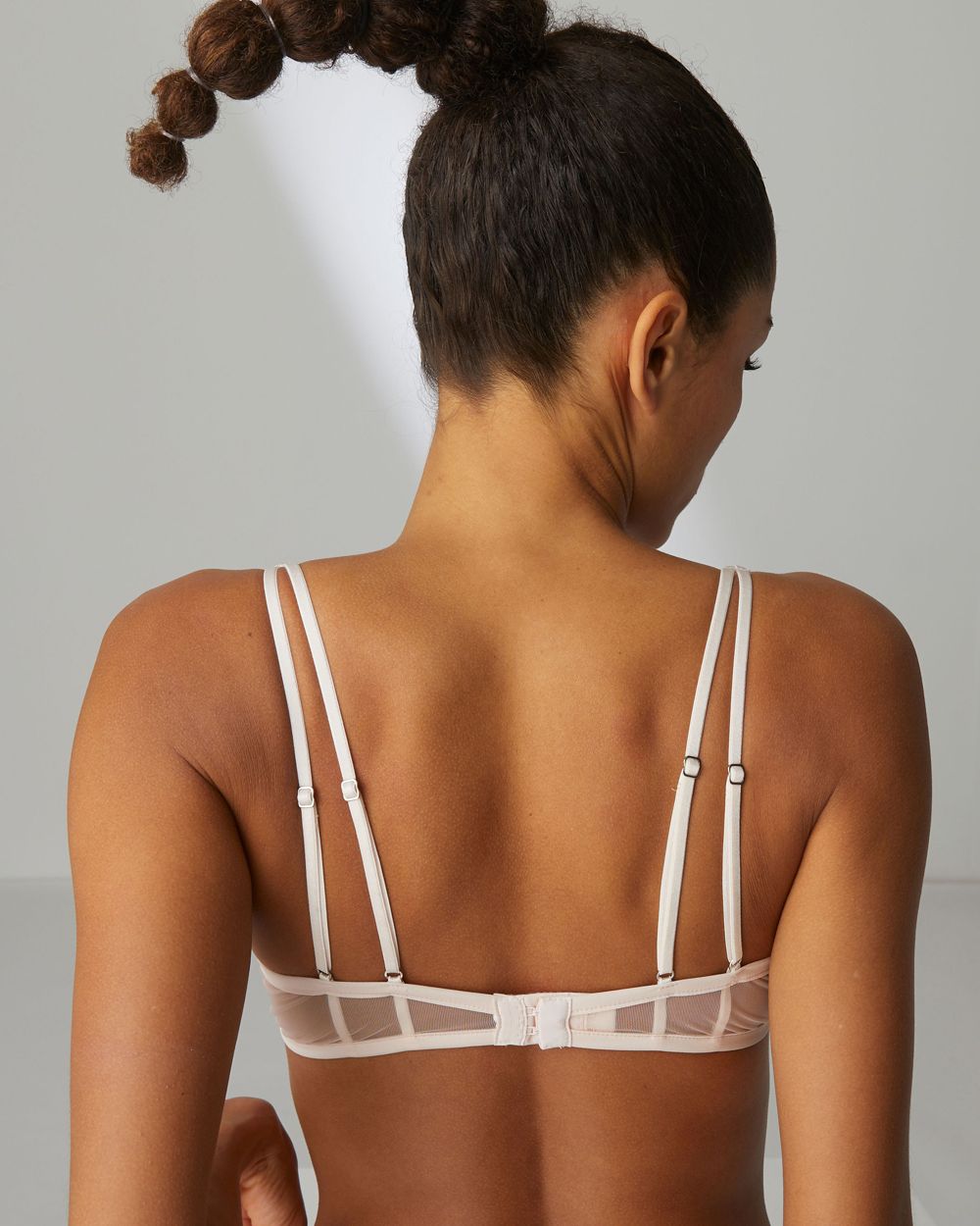 Simone Perele Violette Half Cup Bra in orange